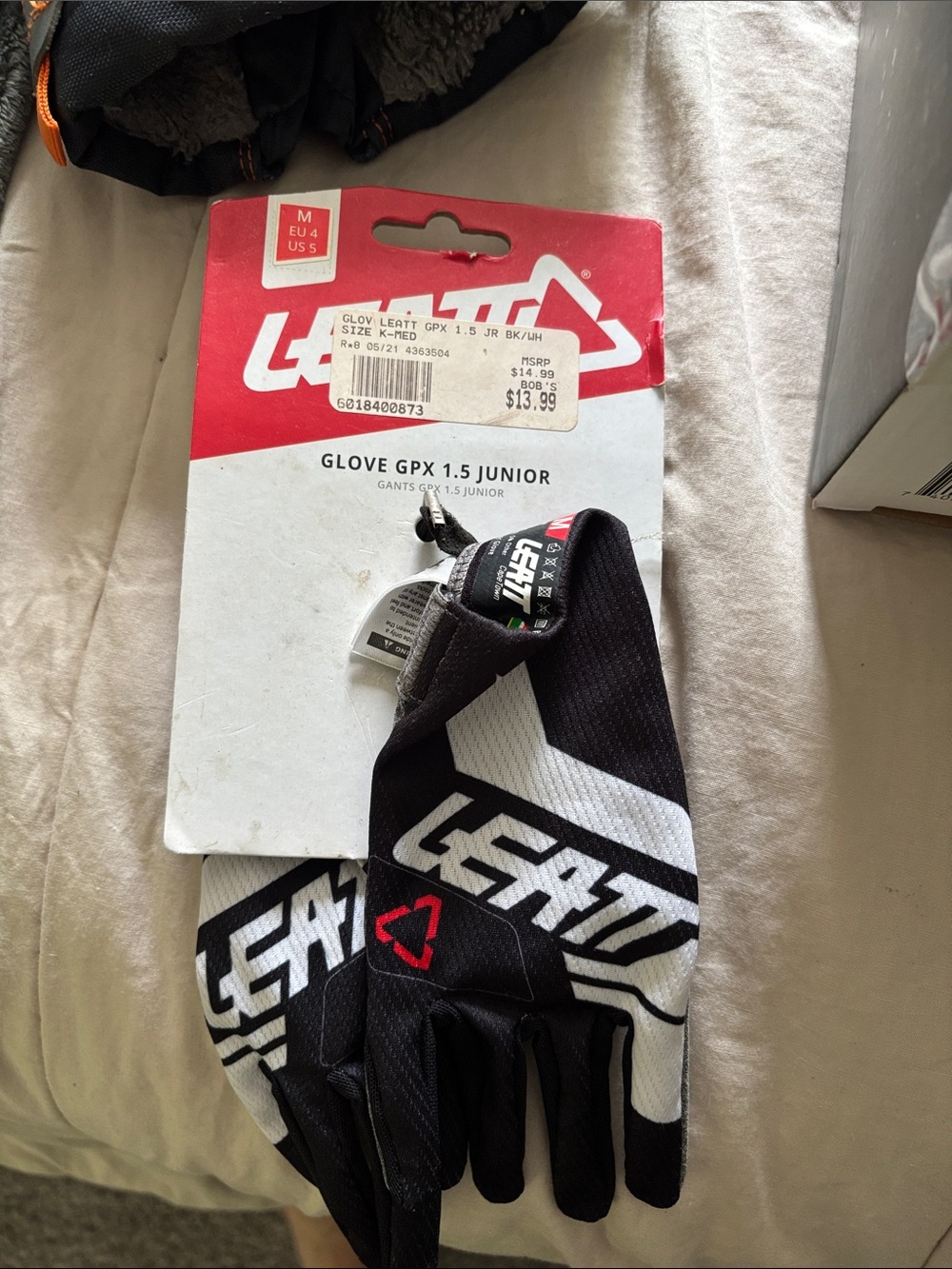 Leatt Junior GPX 1.5 Gloves - Black/White